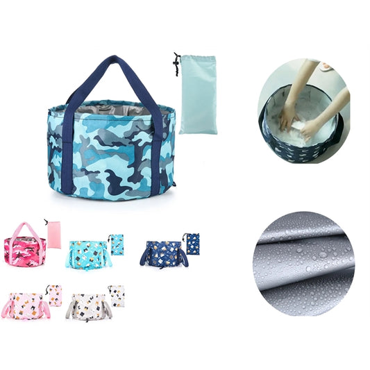 21L Folding Camping Washbasin Bucket