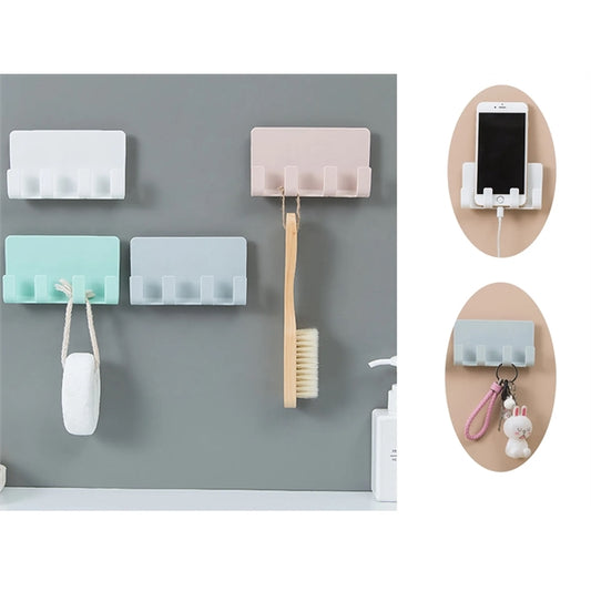 Damage Free Hanging Wall Hooks With Adhesive Strips