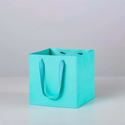 Square Kraft Paper Gift Bags