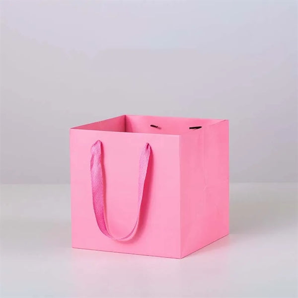 Square Kraft Paper Gift Bags