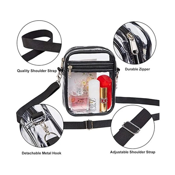 Clear Messenger Transparent Crossbody Shoulder Bags