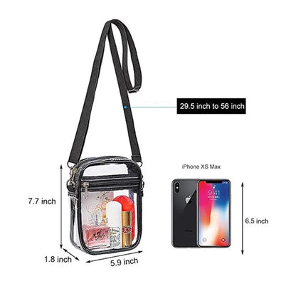 Clear Messenger Transparent Crossbody Shoulder Bags