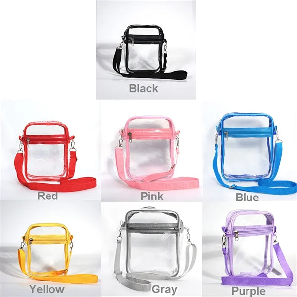 Clear Messenger Transparent Crossbody Shoulder Bags