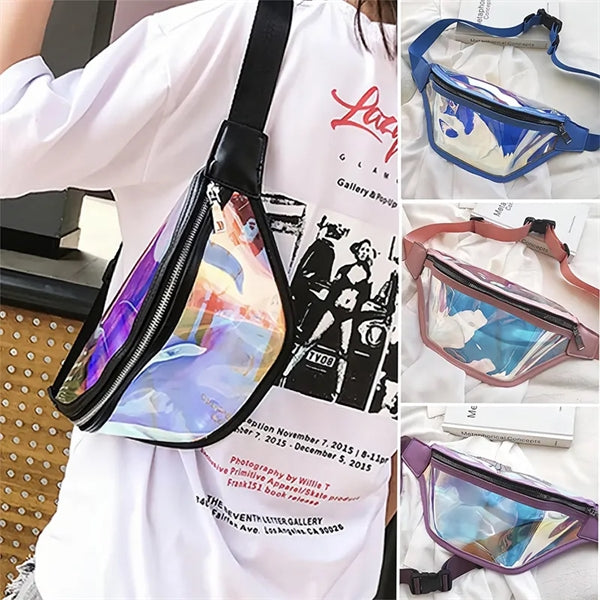 Clear Fanny Pack Transparent Waterproof Crossbody Waist Bag