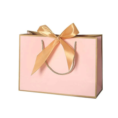 Paper Shopping Bag with Ribbon Bow