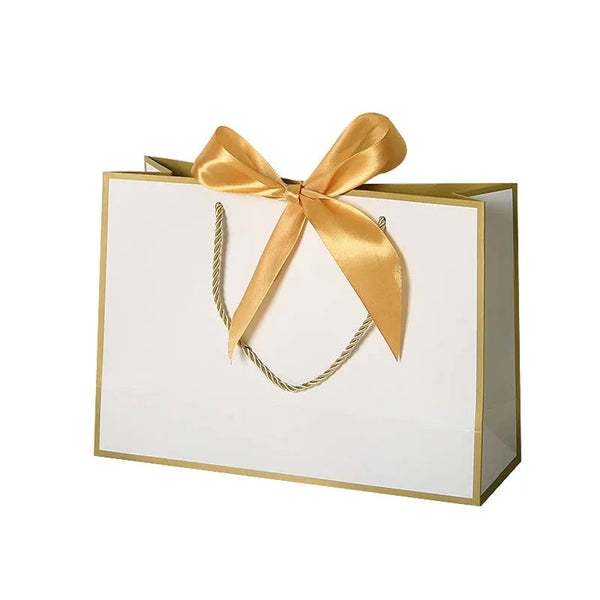 Paper Shopping Bag with Ribbon Bow