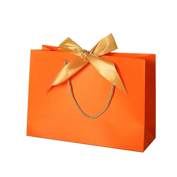 Paper Shopping Bag with Ribbon Bow