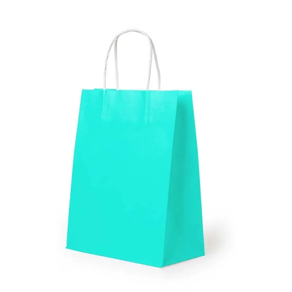 Rainbow Kraft Paper Gift Bag with Handle
