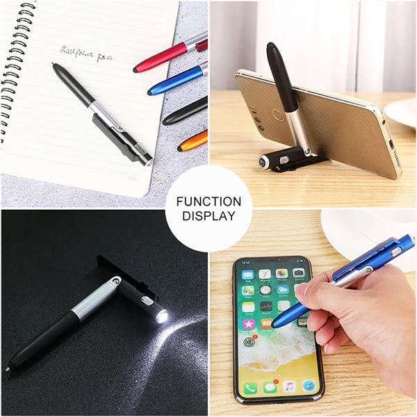 LED Phone Holder Touch Screen Capacitive Ballpoint Pens