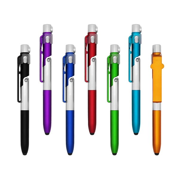 LED Phone Holder Touch Screen Capacitive Ballpoint Pens