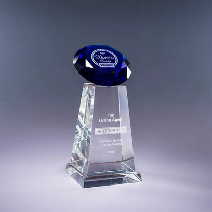 Diamond Spire Optic Crystal Award