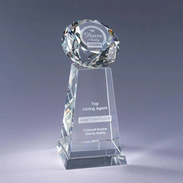 Diamond Spire Optic Crystal Award