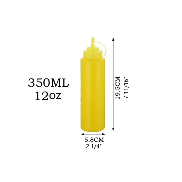 12 OZ Condiment  Squeeze Bottles