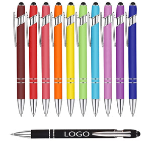 MOQ50 Soft-Touch Pen w/ Stylus