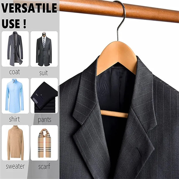 Wide Shoulder Wooden Suit