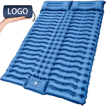 Double Sleeping Pad for Camping Self Inflating