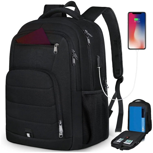 Waterproof Laptop Backpack 17 Inch Large Travel Bag