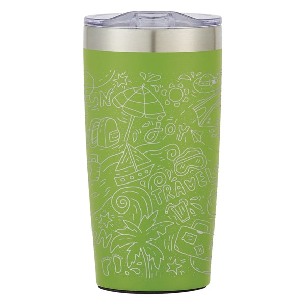 20 Oz. Full Laser Two-Tone Himalayan Tumbler