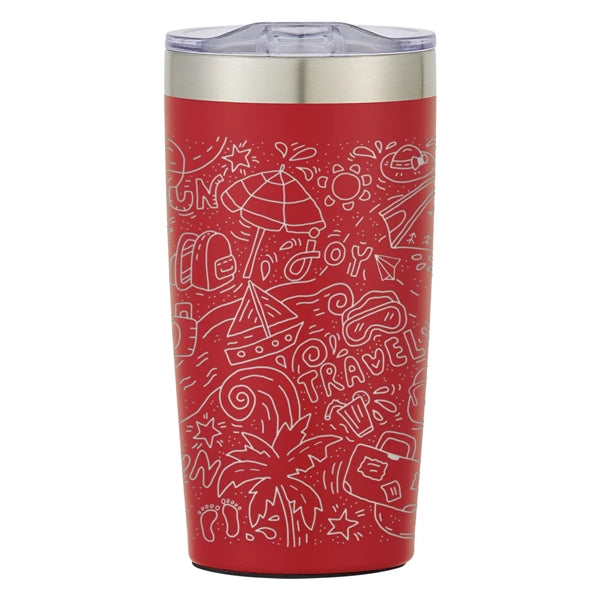 20 Oz. Full Laser Two-Tone Himalayan Tumbler