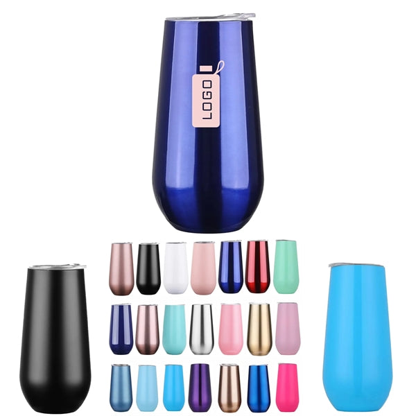 6OZ Swig Eggshell Cup Wine Tumbler