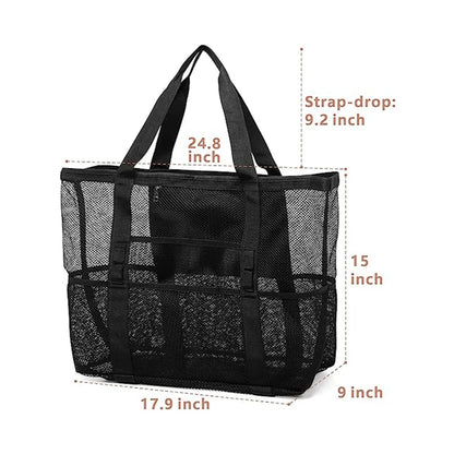 Mesh Oversized Beach Tote Bag
