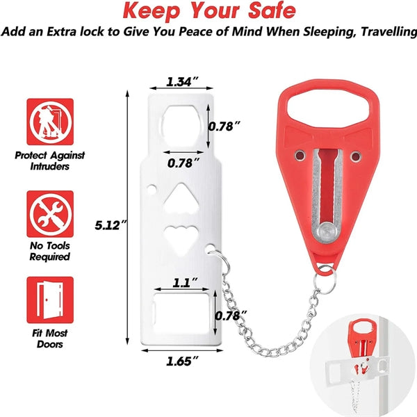 Portable Keyboard Door Lock