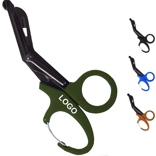 Trauma Shears with Carabiner Clip
