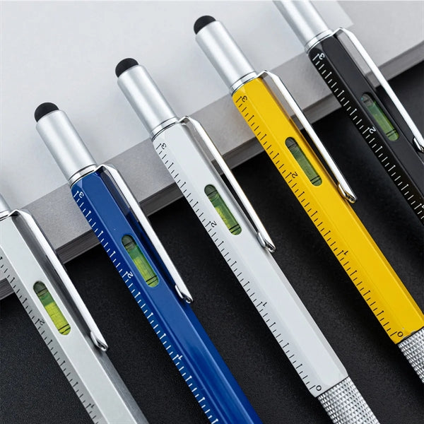 Metal Multi Tool 6-In-1 Stylus Pen