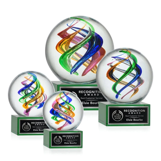 Galileo Award on Hancock Base - Green