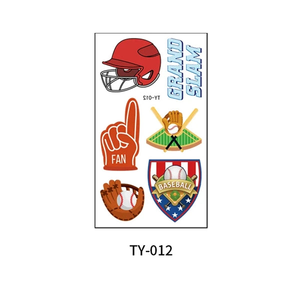 Baseball Tattoo Sticker