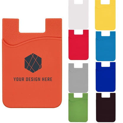 MOQ100 Cell Phone Adhesive Card Holder Wallet