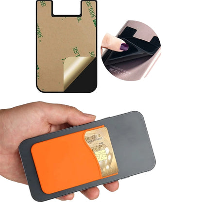 MOQ100 Cell Phone Adhesive Card Holder Wallet