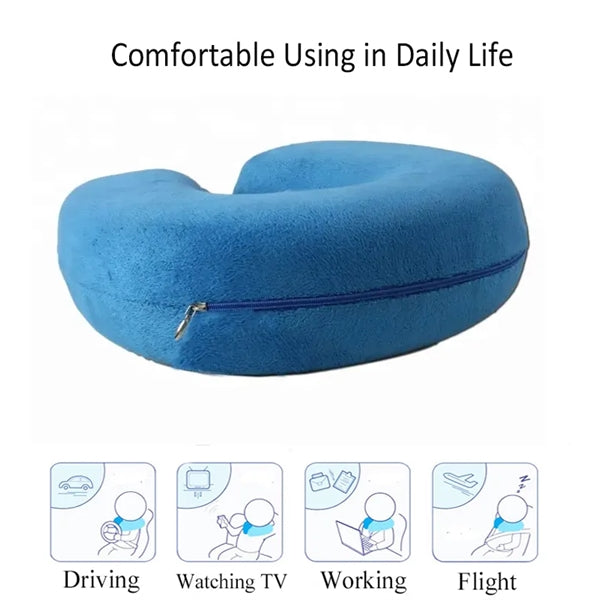 U Shape Soft Bread Travel Neck Support Pillow