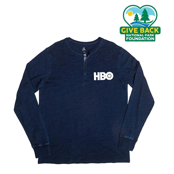 ACE Indigo Henley Shirt