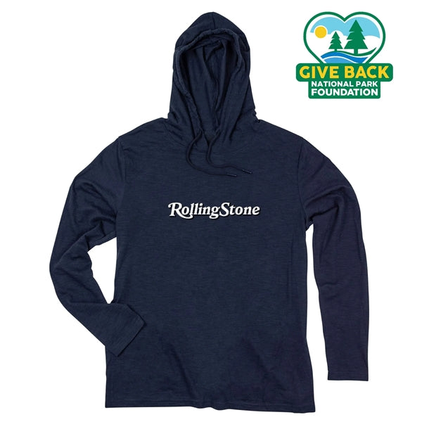 ACE Adult Long Sleeve Slub Hooded T-Shirt