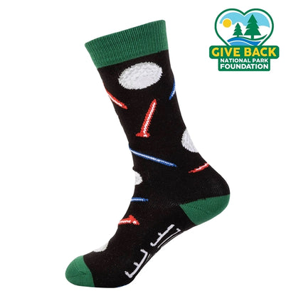 ACE Less Work, More Golf Dress Socks