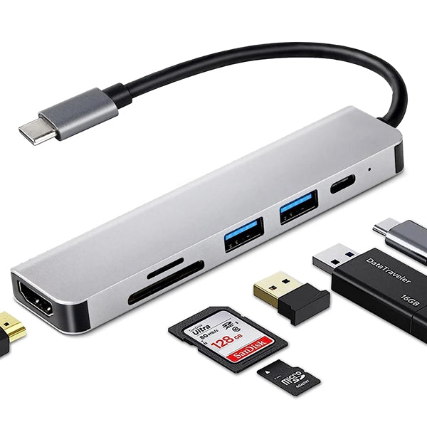 USB C Hub 6 in 1 Dongle