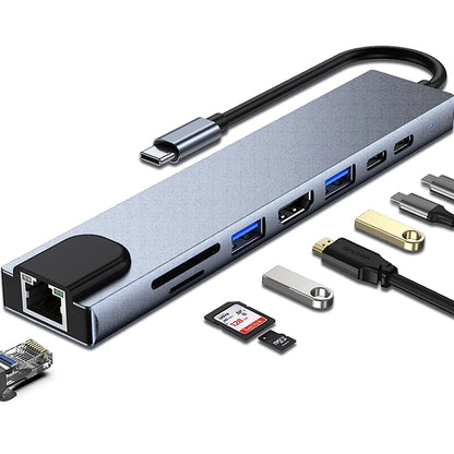 8 in 1 USB HUB 3.0 Adapter