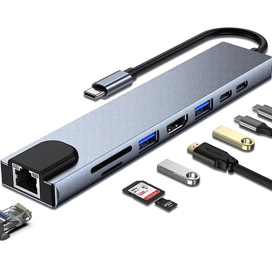 8 in 1 USB HUB 3.0 Adapter