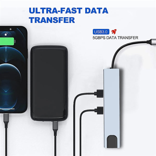 8 in 1 USB HUB 3.0 Adapter
