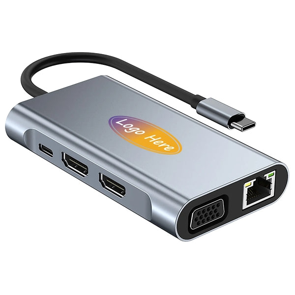 8 in 1 USB C HUB Docking Station