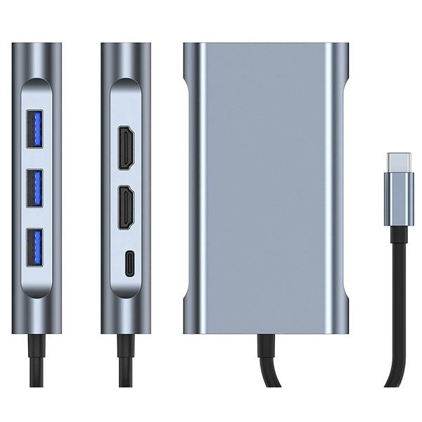 8 in 1 USB C HUB Docking Station