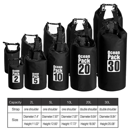10L Waterproof Wet/Dry Bag Ocean Pack