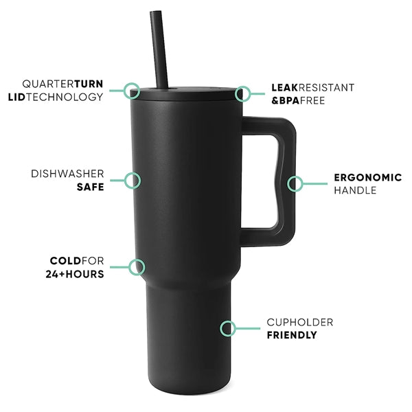 40 oz Tumbler with Handle