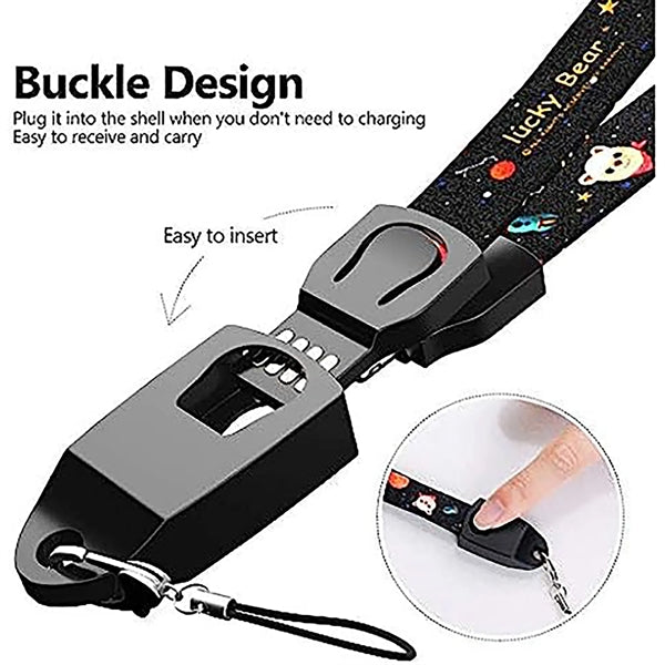 3 in 1 Lanyard Strap USB Charging