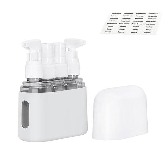 4-in-1 Travel Bottles for Toiletries