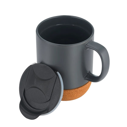 12 oz. Ceramic Mug with Cork Base