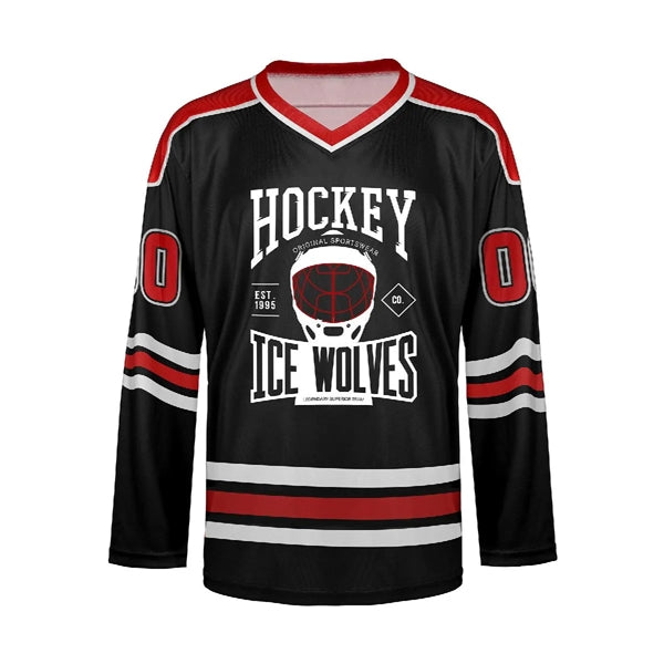 CUSTOM PERFORMANCE PERSONALIZED SUBLIMATED ICE HOCKEY JERSEY