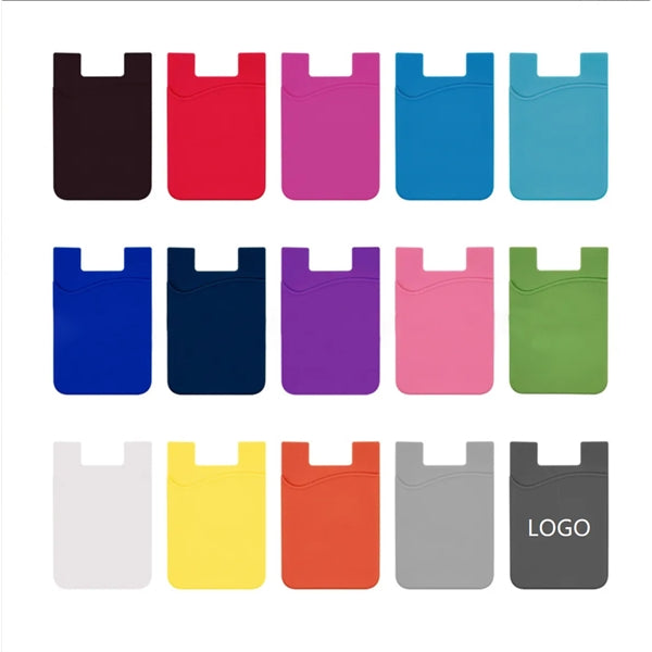 Silicone Phone Wallet Card Holder