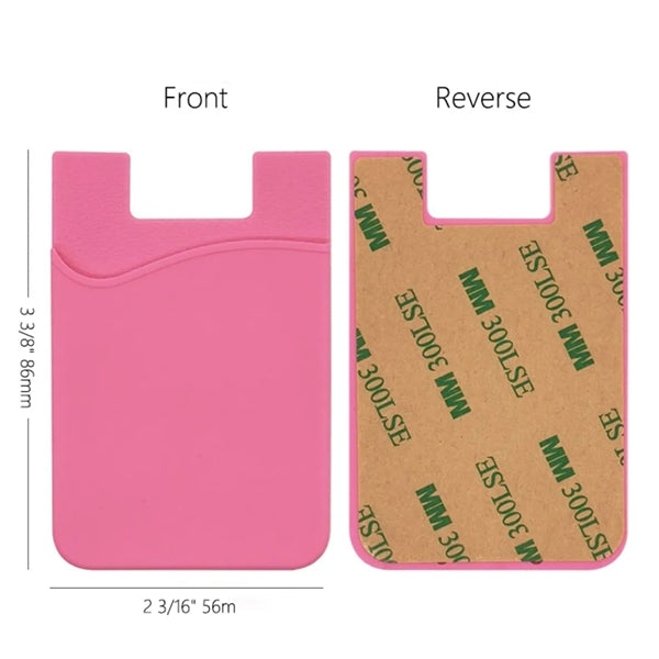 Silicone Phone Wallet Card Holder